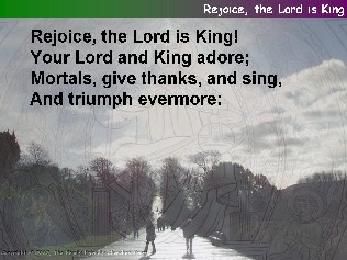 Rejoice, the Lord is King