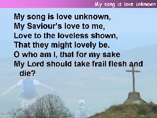 My song is love unknown