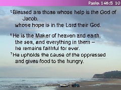 Psalm 146:5-10