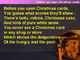 Before you open Christmas cards
