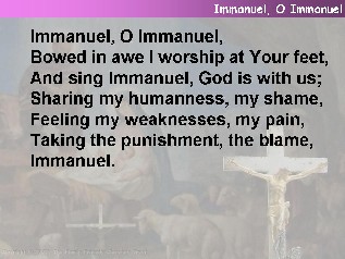 Immanuel, O Immanuel