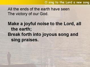O sing to the Lord a new song (Psalm 98)