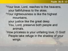 Psalm 36:5-10