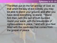 Ephesians 6:10-20