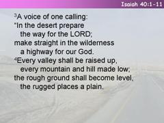 Isaiah 40:1-11
