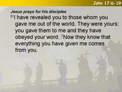 John 17:6-19
