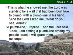 Amos 7:7-15