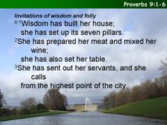Proverbs 9:1-6