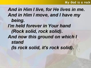 My God is a rock
