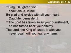 Zephaniah 3:14-20