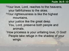 Psalm 36:5-10