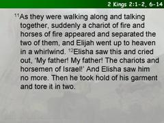 2 Kings 2:1-2, 6-14