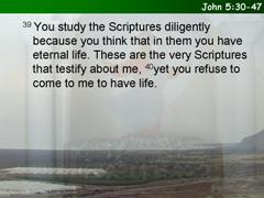 John 5:30-47