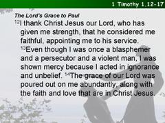 1 Timothy 1.12-17