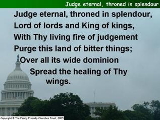 Judge eternal, throned in splendour