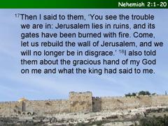 Nehemiah 2:1-20