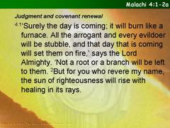 Malachi 4:1-2a