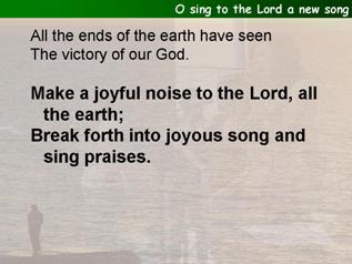 O sing to the Lord a new song (Psalm 98)