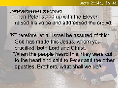 Acts 2:14a, 36-41
