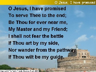 O Jesus, I have promised