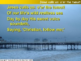 Jesus calls us; O'er the tumult,