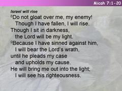 Micah 7:1-20