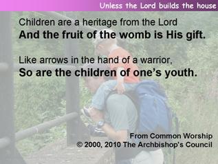 Unless the Lord builds the house (Psalm 127:1-4)