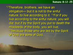 Romans 8:12-25