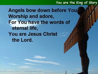 You are the King of glory