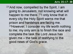 Acts 20:17-38