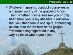 Philippians 1:21-30