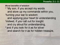Proverbs 2:1-11