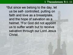 1 Thessalonians 5:1-11