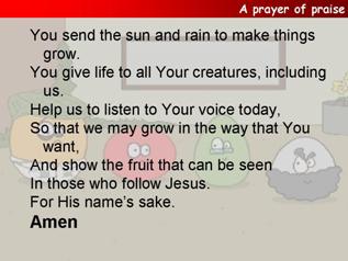 A prayer