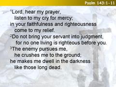Psalm 143:1-11