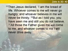 John 6:30-40