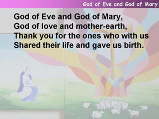 God of Eve and God of Mary