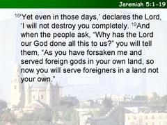 Jeremiah 5:1-19