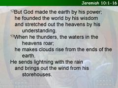 Jeremiah 10:1-16