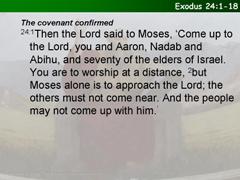 Exodus 24:1-18