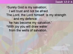 Isaiah 12:2-6