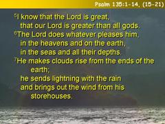 Psalm 135:1-14, (15-21)