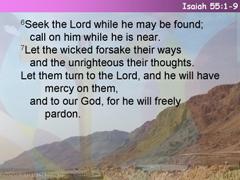 Isaiah 55:1-9