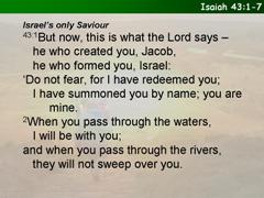 Isaiah 43:1-7