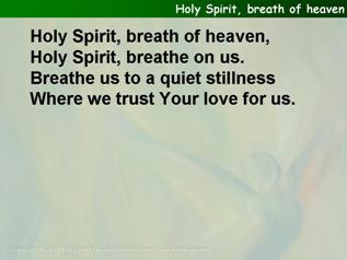 Holy Spirit, Breath of heaven