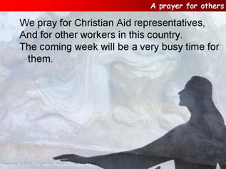 A prayer for Christian Aid