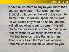 John 16:12-15